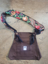 Load image into Gallery viewer, Freedom Brown Tote Burgundy Strap
