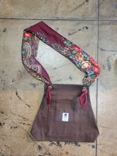 Load image into Gallery viewer, Freedom Brown Tote Burgundy Strap

